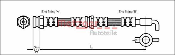 METZGER Gumifékcső 4114780_METZ